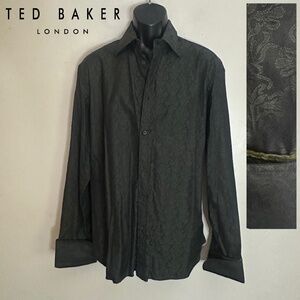 Ted Baker Tapestry French Cuff Ted size 5 ~ large Gently worn 100% cotton